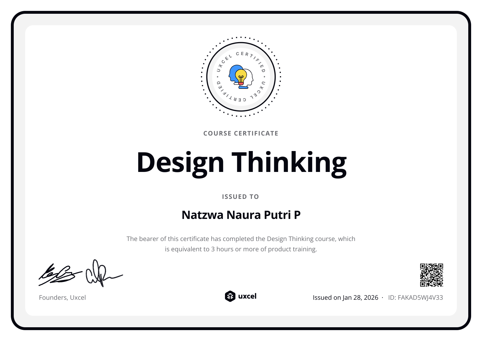 Natzwa Naura Putri P's certificate